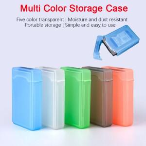 3.5인치 방진 플라스틱 보관함 IDE SATA HDD 하드 드라이브 디스크 멀티 컬러 케이스 외장 보호대