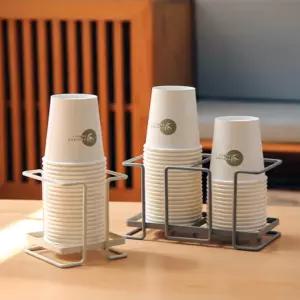A 종이컵홀더 카페 사무실 주방 컵 보관 정리 디스펜서 종이컵 거치대 보관함 정리대 수납 홀더