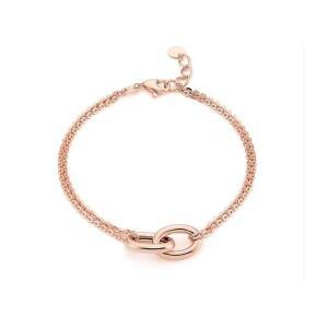 [AK플라자] [로이드] 14K 투 체인 인터락킹 팔찌 LWB25025G