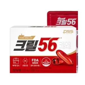 크릴56 크릴오일 1000mg 30정