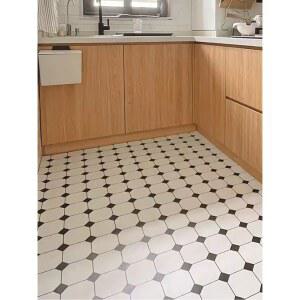 특대형 주방 매트 러그 160 복도 형 흡수 네모네모 부엌 규조토발매트 PVC 반점