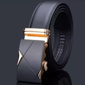 엘마운틴 남성용 자동 정장벨트 고품질 소가죽 허리벨트 남자 허리띠 남자띠 심플띠 고급