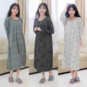 [별별모아]피치기모원피스 수면 원피스잠옷 홈웨어 여성실내복 (9054205A)