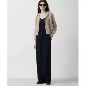 [롯데백화점]쥬크 크로쉐 집업 후드 니트 가디건 Z253KSL014