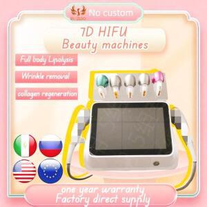 7D 하이푸 안티에이징 기계 얼굴 피부 탄력 12D TT 관리 전문 상업용 장비