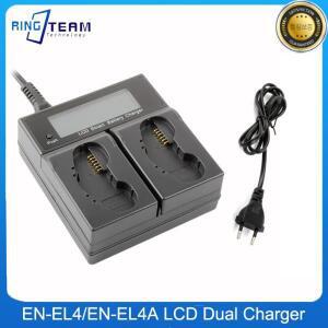 EN-EL4 니콘 D2H D3 F6 MH-21 카메라용 고속 LCD 듀얼 배터리 충전기