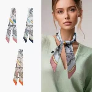 데일리 스타일링 목수건 쁘띠스카프 여성 고급 예쁜중년 럭셔리 스타일링 신상입고 봄패션 인기템 클래식