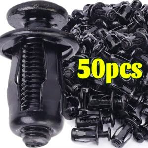 잭너트 금속 페탈 리벳 나사 볼트 확장 클램프 플매트 카펫 러그  앵커 잠금 자동차 번호판 고정 패스너