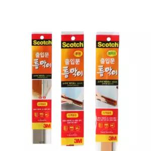 3M 스카치 출입문틈막이 투명 브러쉬 2117 2118 2120