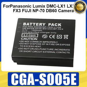 CGA-S005E S005 DMW-BCC12 배터리 Panasonic Lumix DMC-LX1 LX2 FUJI NP-70 DB60 카메라용 1500mAh 충전식