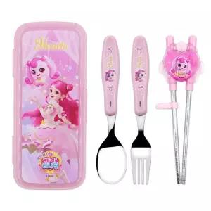 프린세스 캐치티니핑 무소음 교정젓가락 풀세트-하츄핑