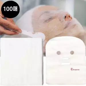 모델링팩얼굴 100매 거즈 고무 순면 얼굴형 마스크 재료 대용량 부직포 도구 마사지uvw151
