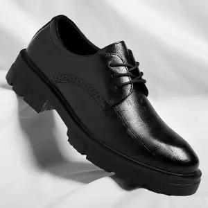 키높이구두 결혼식 웨딩 통굽 깔창 정장 구두 10cm