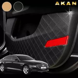 아칸 웰메이드 가죽 도어커버 글러브박스 (제네시스 올뉴 G80)차량튜닝 자동차 카바 장식용