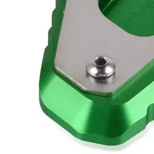 바이크 오토바이 킥스탠드 풋 사이드 스탠드 플레이트가 확대되었습니다. 가와사키 닌자 H2 SX SE VERSYS-X