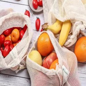 소형 장바구니 신선 채소 담는 가벼운 시장가방 다용도 에코백