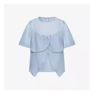 이사베이 26 신상 라운드넥 블라우스 양면 뷔스티에 SET VMBAE1442