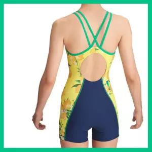 수영장 수영복 일본 수입 아레나 세련된 강습용 트윈끈 레몬트리 여성1부 아쿠아로빅 탄탄이nvyl 예쁜