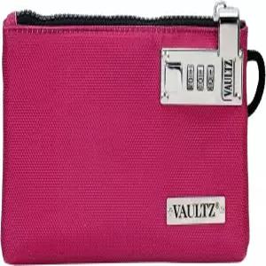 Vaultz 잠금 기능 금전 가방 - 5 x 7 인치 남녀 공용 현금 은행 입금 지갑 의약품 휴대폰 및 신용카드용