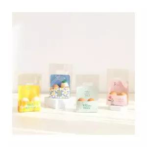 부활절계란꾸미기 부활절계란포장지 메시지손잡이비닐 디자인4종랜덤 5매1세트 부활절포장용품 부활절포장