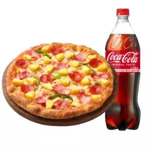 [피자헛] 알로하 하와이 오리지널M + 콜라 1.25L