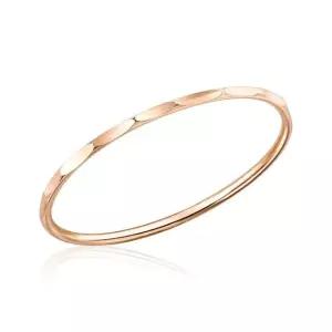 [비앤비골드] 14K 심플 라운드 컷팅 텐션링 반지 NPR21670