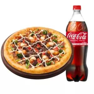 [피자헛] 화이트 트러플 스테이크 뇨끼 치즈크러스트L + 콜라 1.25L