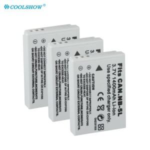 캐논 IXUS 800 S110 용 카메라 배터리 NB 5L 1400mAh
