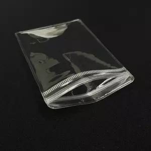 소형 소품 포장 투명 PVC 지퍼백 8x12 100매