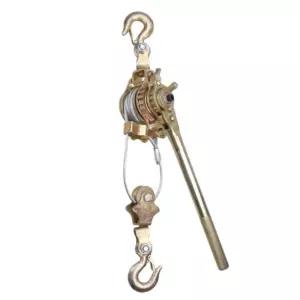 와이어 텐셔너 수동 1톤 케이블 견인기 클램프 바이스 윈치 크레인 후크