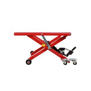 오토바이 정비 리프트 유압 고정 확장형 프레임 블랙 스탠드 셀프 교체