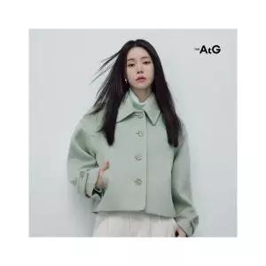 더엣지 최초가99,900원 25FW 울혼방 헤링본 하프코트