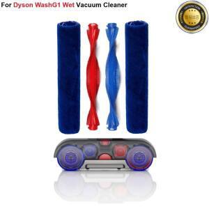 Wash G1 롤러 브러시 바 다이슨 호환 습식 진공 청소기용 소프트 전면 및 후방카메라 잔해물의 고효율
