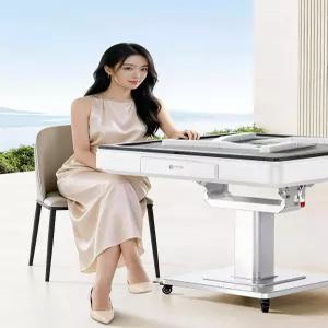 자동 마작기 전동 다이 접이식 책상 게임 마작 테이블