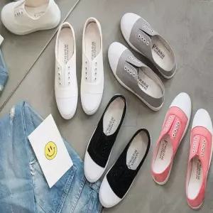 제이아르  단화 끈없는 운동화 편한 앞창 보세 스니커즈 고무