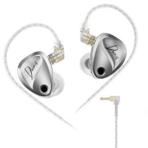 KZ 듀오닉 인이어 모니터 헤드폰 트리플 마그넷 평면 자석 + 초선형 다이내믹 듀얼 드라이버 이어버드 뮤지션용 하이파이 베이스 이어폰 컴포트 핏 노이즈 차단 IEM (노믹 클래식)