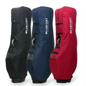 골프 캐디 백 커버 휴대용 여행용 바퀴 골프 항공 커버 보호 골프클럽 튼튼한 오픈형 잠금 장치 용품 바닥