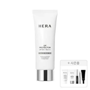 헤라 UV프로텍터 익스트림 포스 레포츠  SPF50+P4+ 70ml, 1개 +증정(멀티디펜스SPF50+PA4+ 15ml+익스트림포스 레포츠 SPF50 15ml+클리어 브로우 젤 3g+립 세럼 01 인텐스 2g 각 1개 (총 4개)