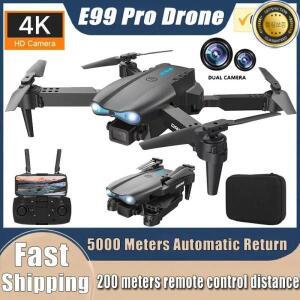 신형 E99Pro RC 드론 4K 프로페셔널 광각 듀얼 HD 카메라 접이식 헬리콥터 5G WIFI FPV 고도 유지 기능 포