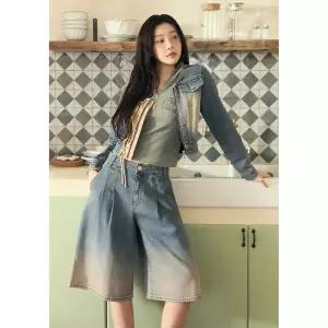 [에고이스트](강남점)[CAPSULE LINE] 자수 포인트 빈티지 후드 티셔츠 (ES2CL363)