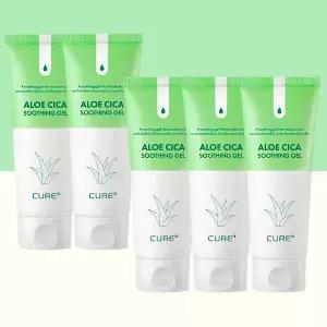 김정문알로에 큐어 알파 알로에 수딩젤 150ml x 5개