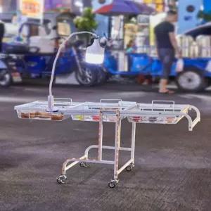 접이식 매대 이동식 미니 스틸 야시장 좌판대 포장마차 거치대 스탠드