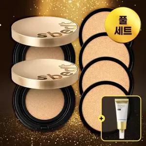 [풀세트] 실크펩타이드 녹는실 리프팅 쿠션 본품 2개 + 리필 4개 +아이크림 50ml 본품)