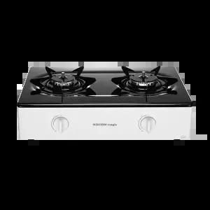 [나비엔 매직] 국내생산 2구 화이트 가스레인지 GRF-1012 LNG(도시가스)