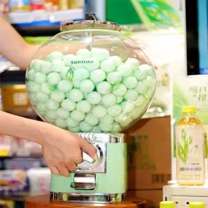 가챠 캡슐 머신 화이트 소형 자판기 기계 랜덤박스 가차