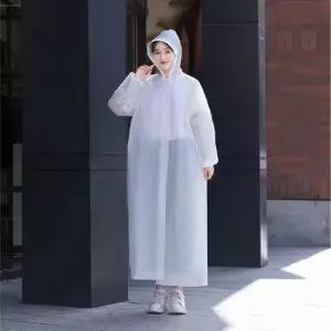 EVA 코트형 우비 휴대용우의 레인코트 비닐우의 판쵸우의 비옷 배달 학생우의 등산우