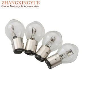 4Pcs BA20D 12V 45 W 40W 전조등 헤드 라이트 전구 스쿠터 바이크 오토바이 카트 ATV 50cc 100cc 125cc