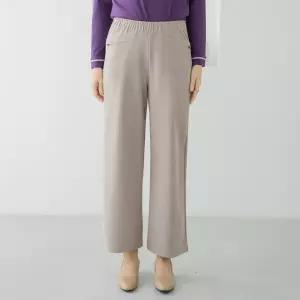 엄마옷 마담4060 바지 중년여성 데일리 올밴딩스판통팬츠 -YPN2603059-