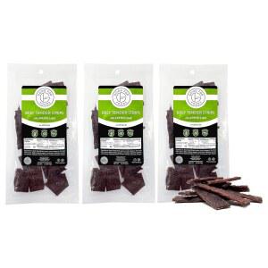 굿 푸드 텐더 소고기 육포 스테이크 스트립 u2013 로우 푸드맵, 케토 스낵, 글루텐 프리, 무설탕 육포,