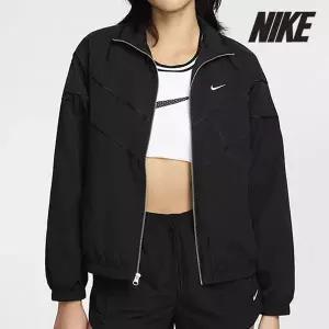 [아웃도어스/나이키]나이키 여성용 자켓 /e5- FV6305-010 / 우먼스 윈드러너 루즈 UV 우븐 풀집 재킷